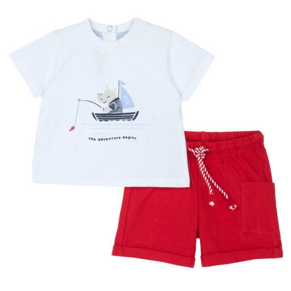 SET 2 PZ CAMISETA C/ PANTALONES CORTO