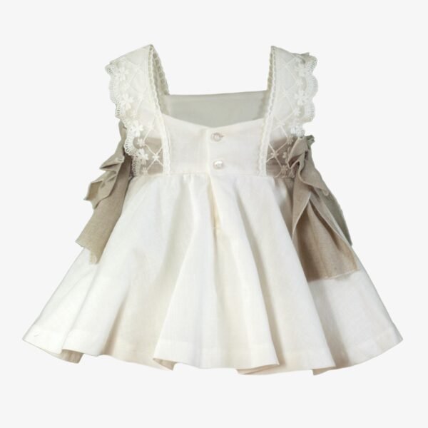 VESTIDO BEBÉ (Beige) - Imagen 2