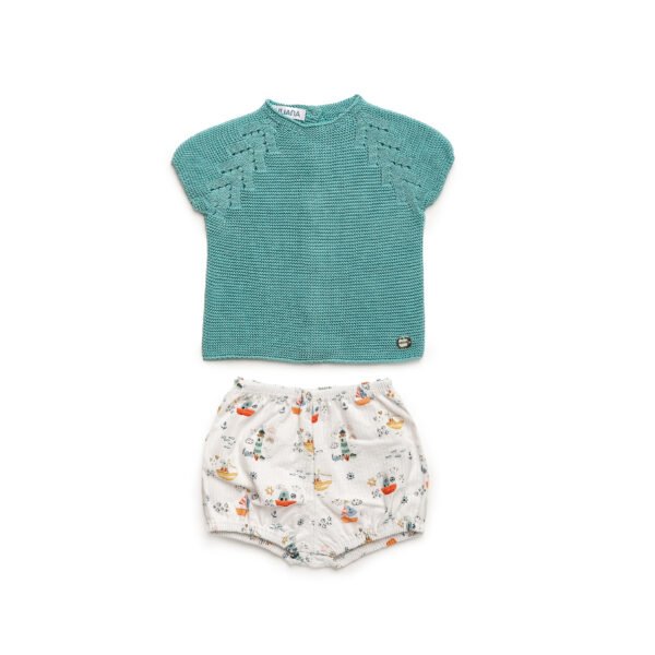 CONJUNTO PANTALON TELA BARCOS