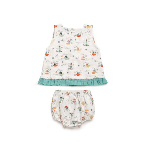 CONJUNTO TELA BARCOS