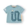 CAMISETA BEBE SNAKE BOY - AZUL