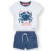 CONJUNTO BEBE CRABBY BOY - BLANCO