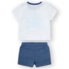 CONJUNTO BEBE CRABBY BOY - BLANCO - Imagen 2