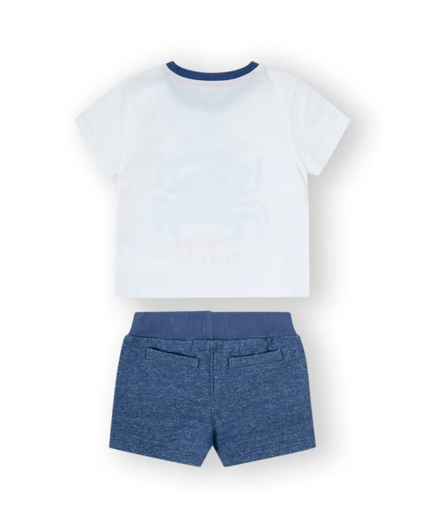 CONJUNTO BEBE CRABBY BOY - BLANCO - Imagen 2