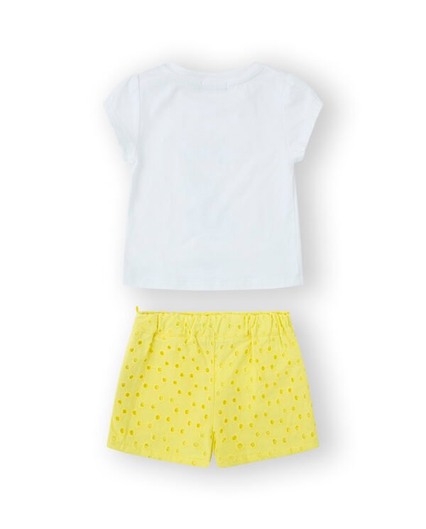 CONJUNTO BEBE BBBAMBINA GIRL - BLANCO - Imagen 2