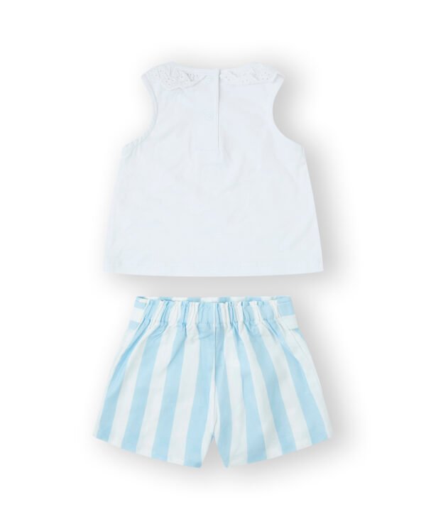 CONJUNTO BEBE BBBLU GIRL - CELESTE - Imagen 2