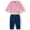 CONJUNTO BEBE BBISABELLE GIRL - ROJO