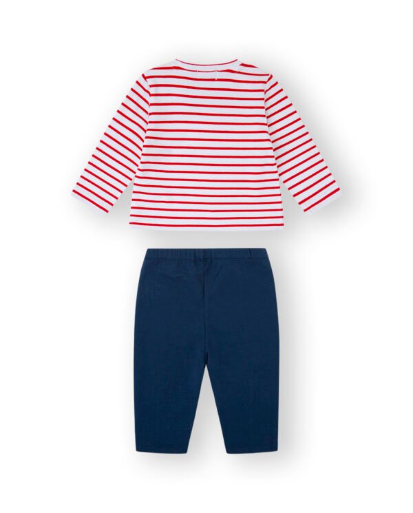 CONJUNTO BEBE BBISABELLE GIRL - ROJO - Imagen 2