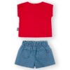 CONJUNTO BEBE BBSOLEIL GIRL - ROJO - Imagen 2