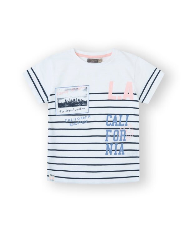 CAMISETA KIDS ONE WAY BOY - BLANCO
