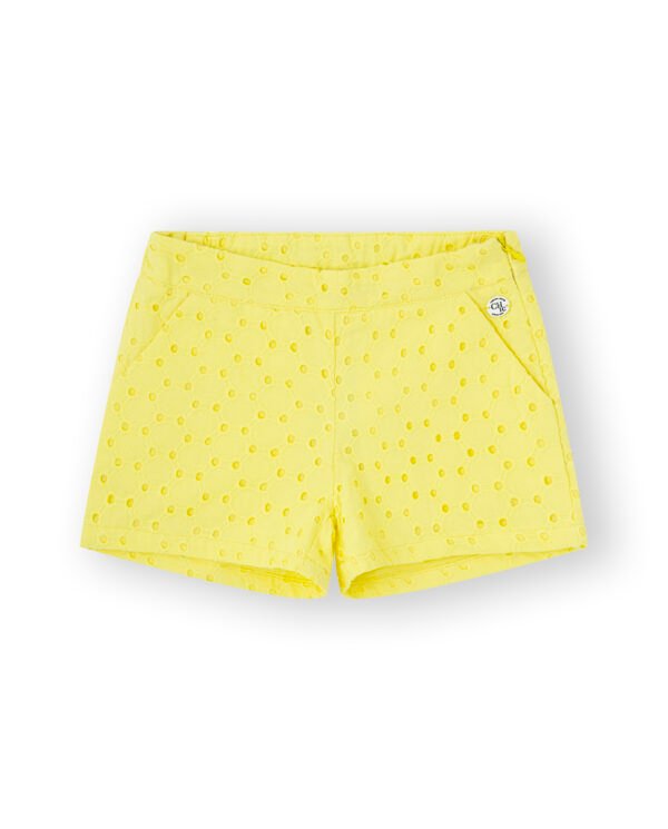 SHORT KIDS GIALLO GIRL - AMARILLO