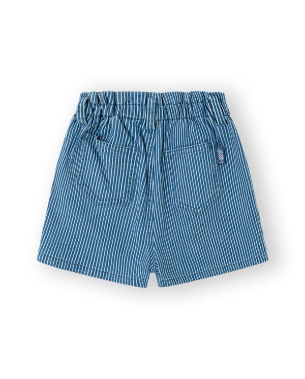 SHORT KIDS ANETTE GIRL - DENIM AZUL - Imagen 2