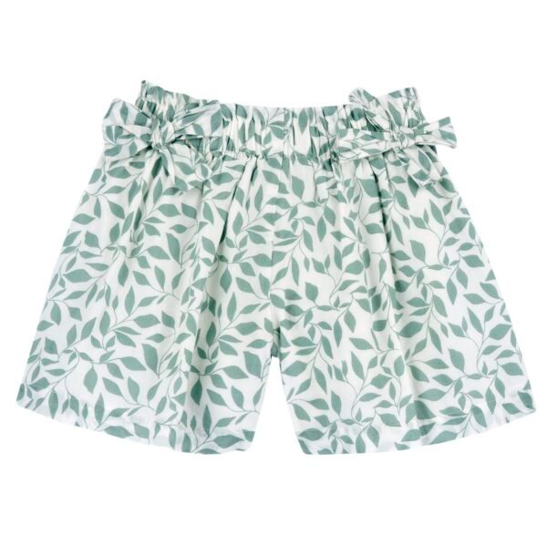 Pantalón estampado hojas
